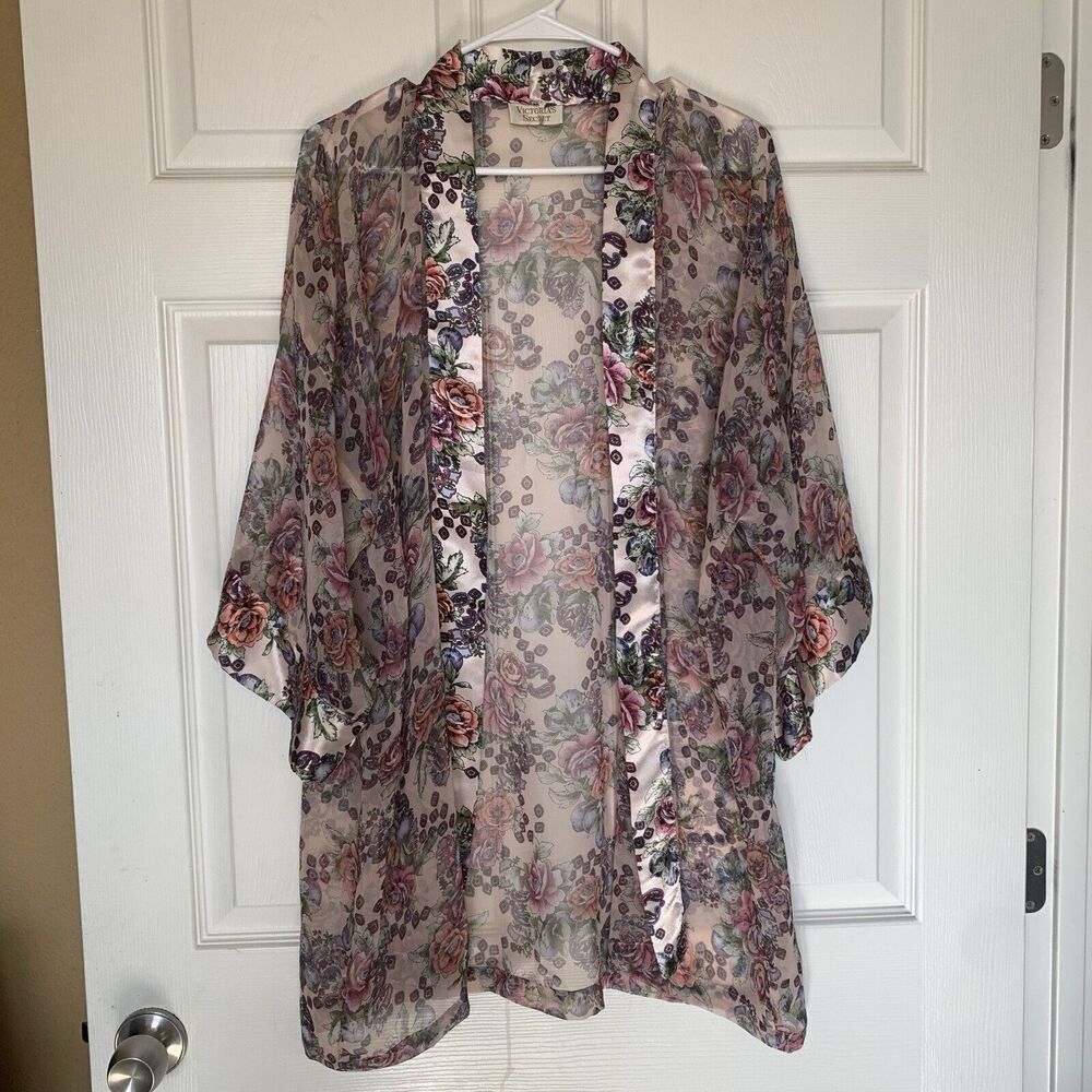 Vintage Gold Label Victoria's Secret Floral Robe